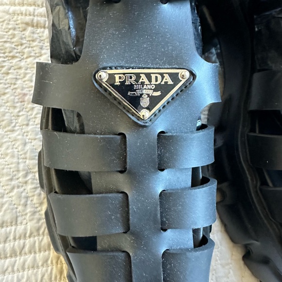 Prada Platform Rubber Monolith Sandal size 9 - Picture 7 of 7